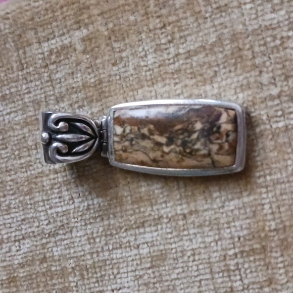 Barse Stone 925 Silver Pendant - Picture 8 of 9